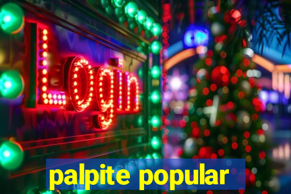 palpite popular